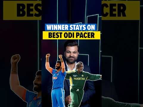 #Bumrah or #WasimAkram - All-time Best ODI Pacer? #ChampionsTrophy #Cricketshorts