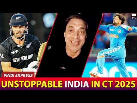 Unstoppable India in Champions Trophy 2025 | #NZvIND | Shoaib Akhtar